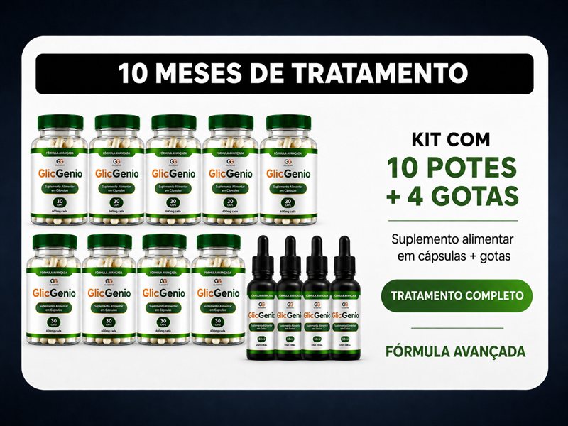 Kit 10 meses GlicGênio