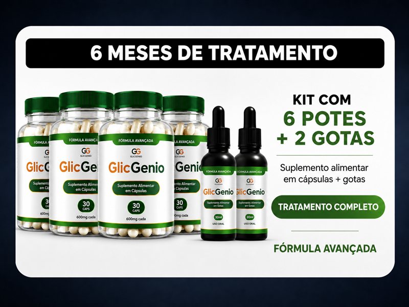 Kit 6 meses GlicGênio